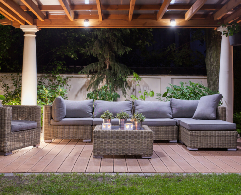 create a relaxing patio